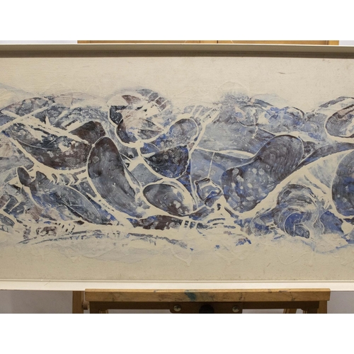 506 - C. Hessay (British C20th); 'Icy Image' (Frozen Shell Motive), oil on board, signed and dated 67, 45c... 