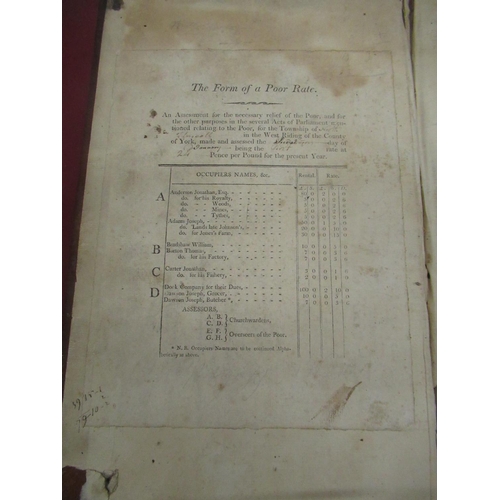 1320 - Poor Rate Assessment Log Book for the Township of North Elmsall in the West Riding of the County of ... 