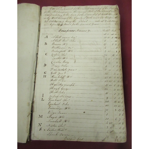 1320 - Poor Rate Assessment Log Book for the Township of North Elmsall in the West Riding of the County of ... 