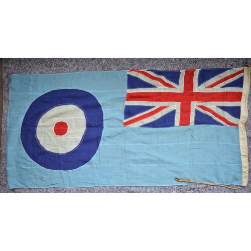 780 - A genuine original vintage Royal Air Force Ensign station flag. Flag is date stamped (see photos) bu... 