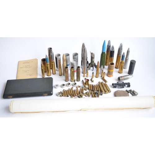 781 - A collection of expended bullet and shell cases (all thoroughly checked and empty/completely safe) i... 