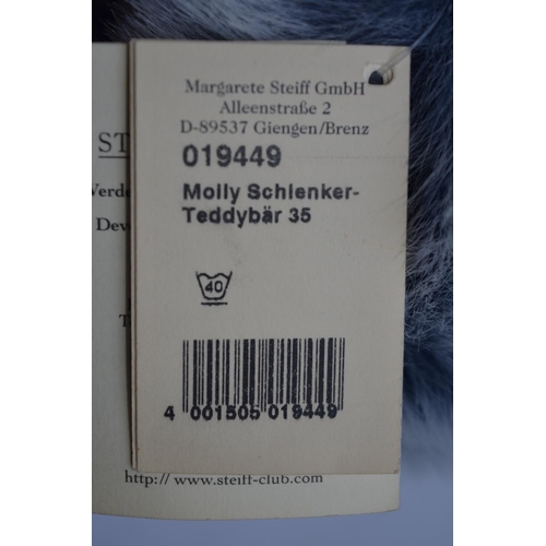 790 - A Steiff Molly Schlenker Teddy Bear with tags, no box.