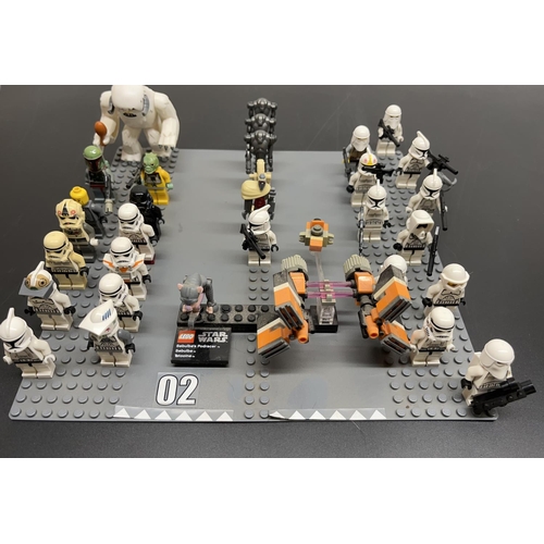 1120 - Collection of Lego Star Wars figures inc. Clone Troopers, Separatist droids, Boba Fett, Bossk, Sebul... 