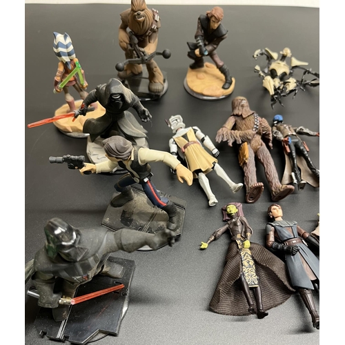 1132 - Star Wars Disney Infinity Figures, Clone Wars figures inc. General Grievous, Asajj Ventress, Cad Ban... 