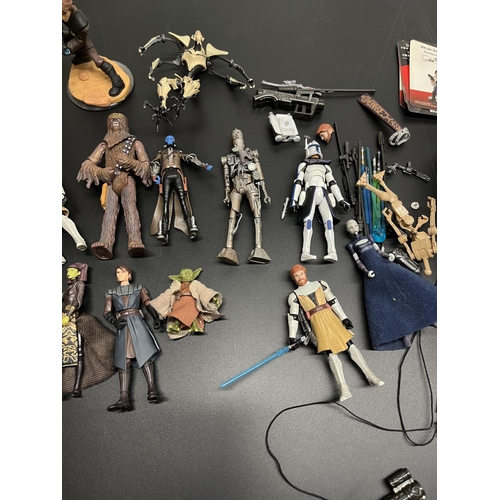 1132 - Star Wars Disney Infinity Figures, Clone Wars figures inc. General Grievous, Asajj Ventress, Cad Ban... 