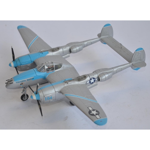 815 - 3 1/72 Corgi and 1 1/48 Franklin Mint die-cast aircraft models:
Corgi 1/72 AA33102 Japanese Zero fig... 