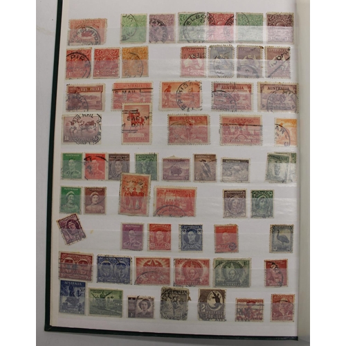 84 - Good All World and commonwealth stamp album, mostly late C20th but with good QV to KGV Australian, C... 