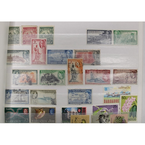 84 - Good All World and commonwealth stamp album, mostly late C20th but with good QV to KGV Australian, C... 