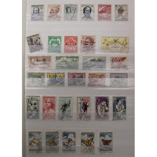 85 - Two partially filled world stamp albums, unmounted mint, hinged & used, many countries represented i... 