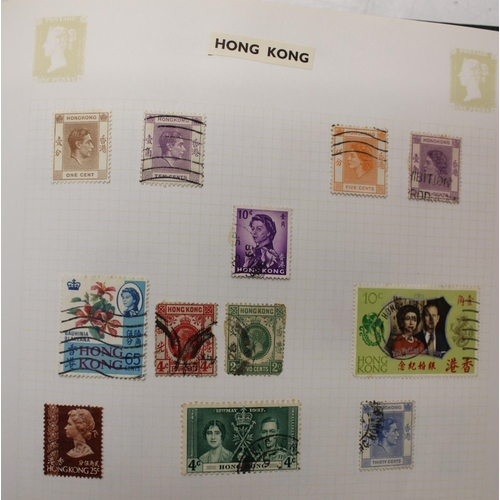 85 - Two partially filled world stamp albums, unmounted mint, hinged & used, many countries represented i... 