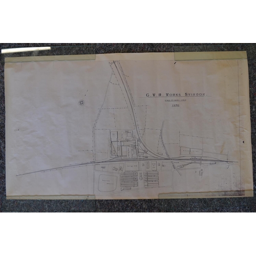 759 - Collection of British Railways poster/plans including a 5th edition 1845 