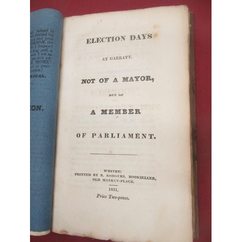 2076 - The Grange Goathland - Collection of 19th Century pamphlets and political posters/pamphlets relating... 