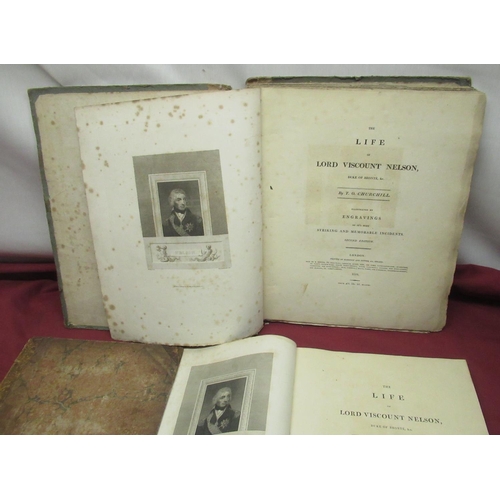 2064 - The Grange Goathland - Churchill (T.O.) The Life of Lord Viscount Nelson Duke of Bronte &c, illustra... 