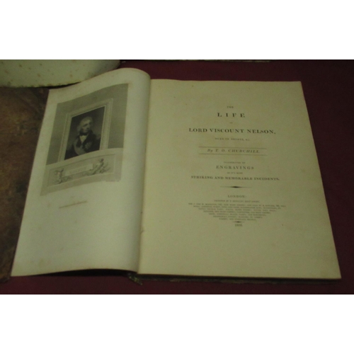 2064 - The Grange Goathland - Churchill (T.O.) The Life of Lord Viscount Nelson Duke of Bronte &c, illustra... 