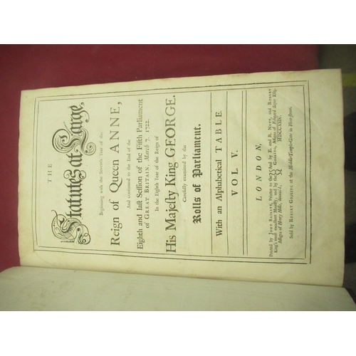 1303 - The Statutes at Large beginning with the Seventh and Eighth Years of the Reign of King William III a... 