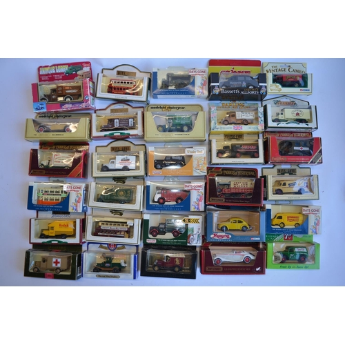 822 - A large collection of mostly boxed die-cast vehicle models from Lledo, Matchbox, Corgi etc. Also inc... 