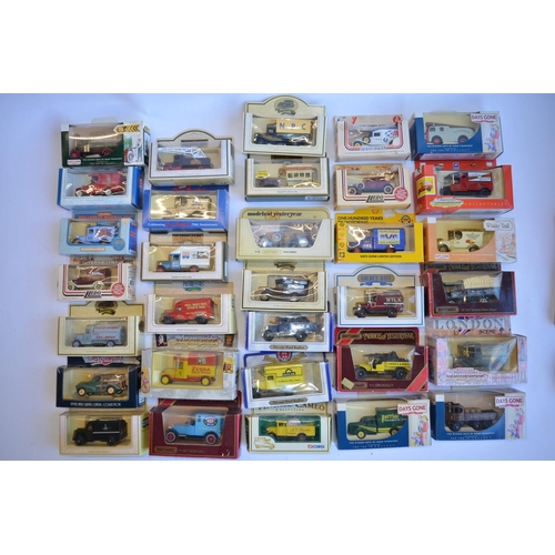 822 - A large collection of mostly boxed die-cast vehicle models from Lledo, Matchbox, Corgi etc. Also inc... 