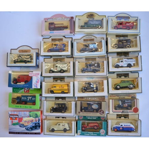 822 - A large collection of mostly boxed die-cast vehicle models from Lledo, Matchbox, Corgi etc. Also inc... 