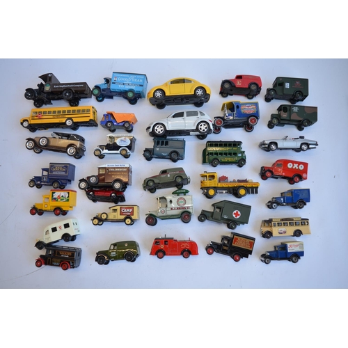 822 - A large collection of mostly boxed die-cast vehicle models from Lledo, Matchbox, Corgi etc. Also inc... 