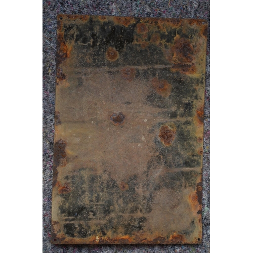 1080 - An enameled steel plate advertising sign for Eveready 