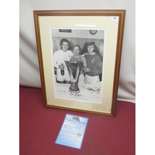 871 - Withdrawn - 1972 UEFA Cup Winners Signed Limited Edition Print- Martin Chivers, Ralph Coats and Pat ... 