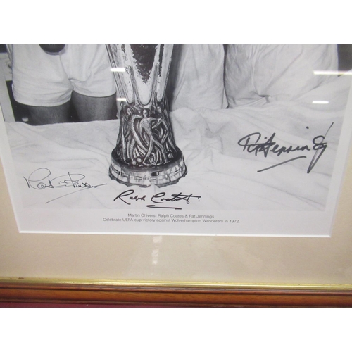 871 - Withdrawn - 1972 UEFA Cup Winners Signed Limited Edition Print- Martin Chivers, Ralph Coats and Pat ... 