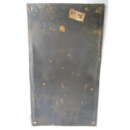 1084B - An enameled steel plate advertising sign for Passing Show 