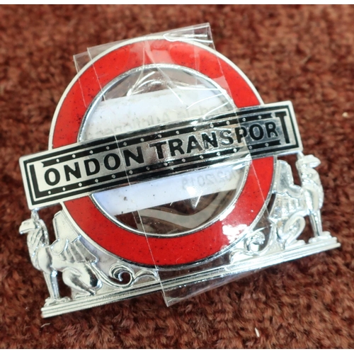 1216 - London Transport enamel cap badge by J R Gaunt