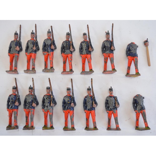 2118 - The Grange Goathland - W.Britain's vintage boxed set No141, Types Of The French Army, Infantrie De L... 