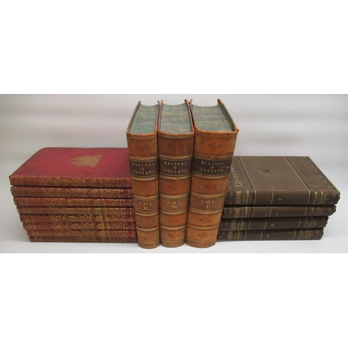 2071 - The Grange Goathland - Hume (David) and Smollett (Tobias) The History of England, 3 vol set, James S... 