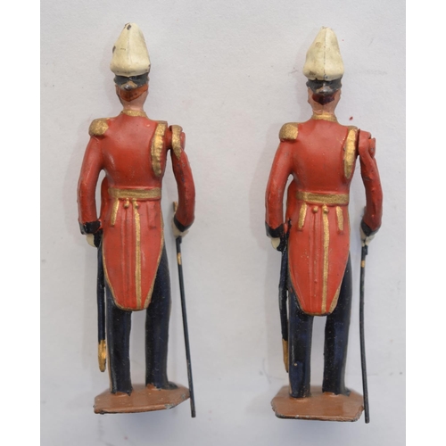 2112 - The Grange Goathland - Collection of vintage lead cast toy soldiers, 2 by W Britain, 16 by J Hill & ... 