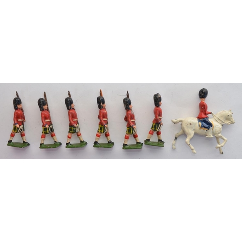 2112 - The Grange Goathland - Collection of vintage lead cast toy soldiers, 2 by W Britain, 16 by J Hill & ... 