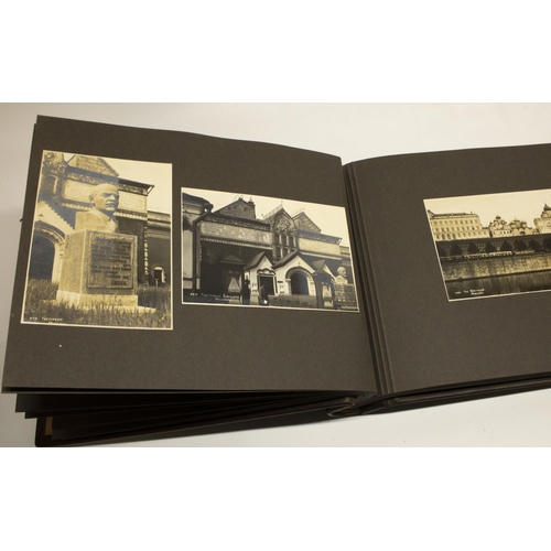 2142 - The Grange Goathland - Leather bound photograph album containing silver-gelatine photos from Copenha... 