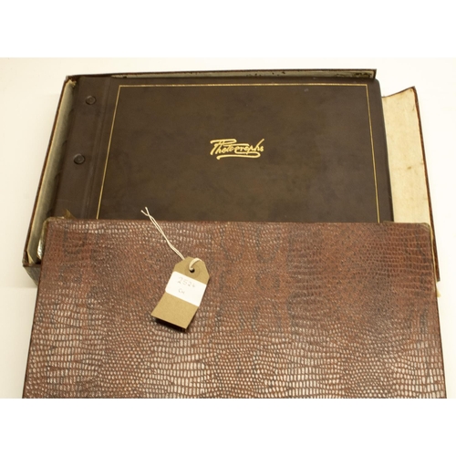 2142 - The Grange Goathland - Leather bound photograph album containing silver-gelatine photos from Copenha... 