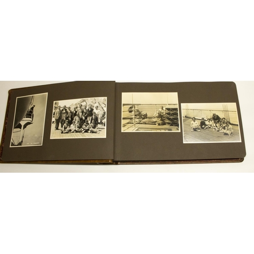 2143 - The Grange Goathland - Leather bound photograph album made by Marine Photo Service of Colchester (wi... 