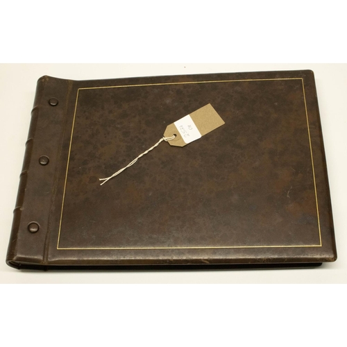 2144 - The Grange Goathland - Leather bound photograph album by Marine Photo Service of Colchester (with or... 