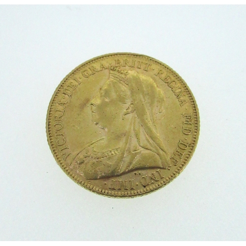 1086 - Queen Victoria gold sovereign, 1901, 8.0g