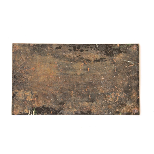 1280 - Lipton's Tea steel plate enamel sign of rectangular shape, 27cm x 48cm