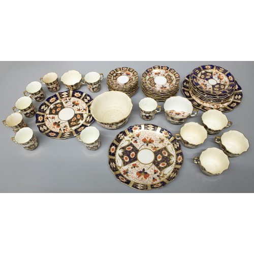 2035 - The Grange Goathland - Hammersley part tea service and a part coffee service decorated in an Imari p... 