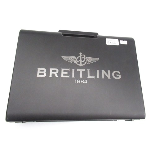 1072 - Breitling Emergency titanium wristwatch, signed dial with analogue and digital display, ref E76321, ... 