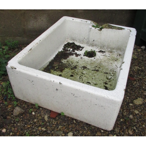 2298 - Large Belfast sink (damaged) 76cm x 60cm