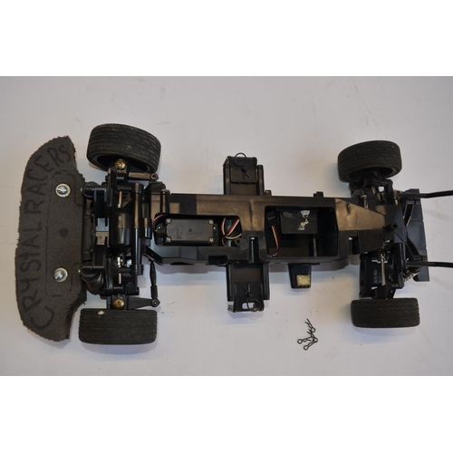 307 - 4 radio control electric car models/chassis, all A/F including  a Tamiya Holiday buggy and Grasshopp... 