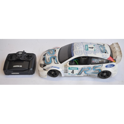 309 - 2 Tamiya 1/10 glow engine powered remote control cars, both A/F. Item No 44034-27800 Subaru Impreza ... 