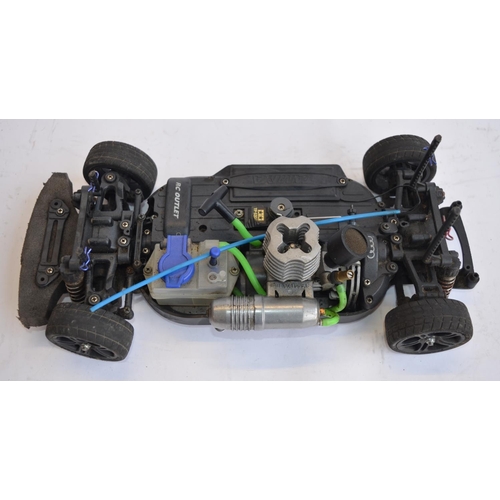 309 - 2 Tamiya 1/10 glow engine powered remote control cars, both A/F. Item No 44034-27800 Subaru Impreza ... 