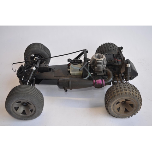 311 - Boxed HPI Rush Evo 2WD 1/10 scale ready to run nitro powered radio control car with radio gear, inst... 