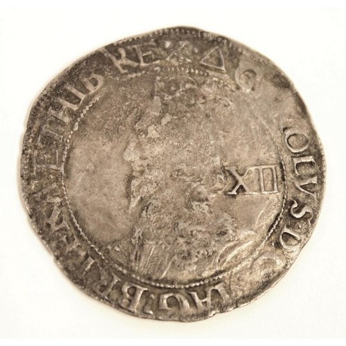 630 - King Charles I silver shilling c1640 to 1650 with another similar King Charles I silver shilling (2n... 