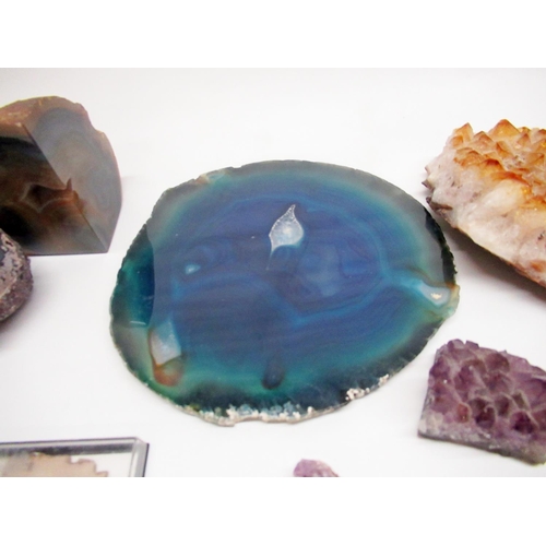 305 - Collection of Minerals inc. Agate, Amethyst, etc...(10)