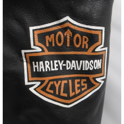 167 - Harley-Davidson leather jacket by Akaso, size 44 reg.