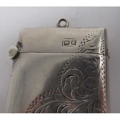 55 - Tiffany and Co. Sterling silver hand money clip, stamped Sterling, and an Edw.VII hallmarked Sterlin... 
