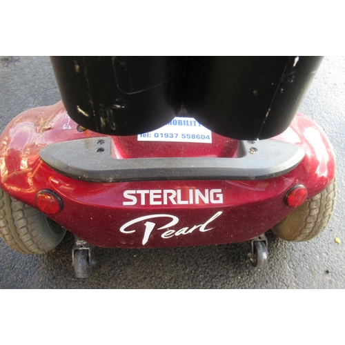 721 - WITHDRAWN - Sterling Pearl mobility scooter (untested)